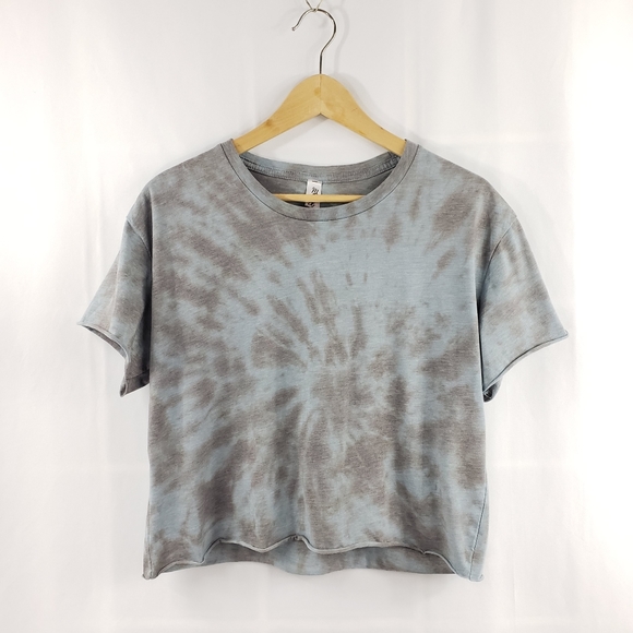 Tops - NEW Custom Tie Dye Crop Tee Shirt Soft